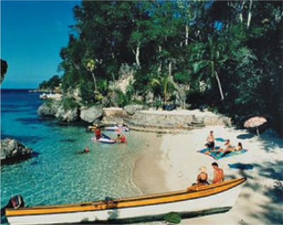 Beach scene